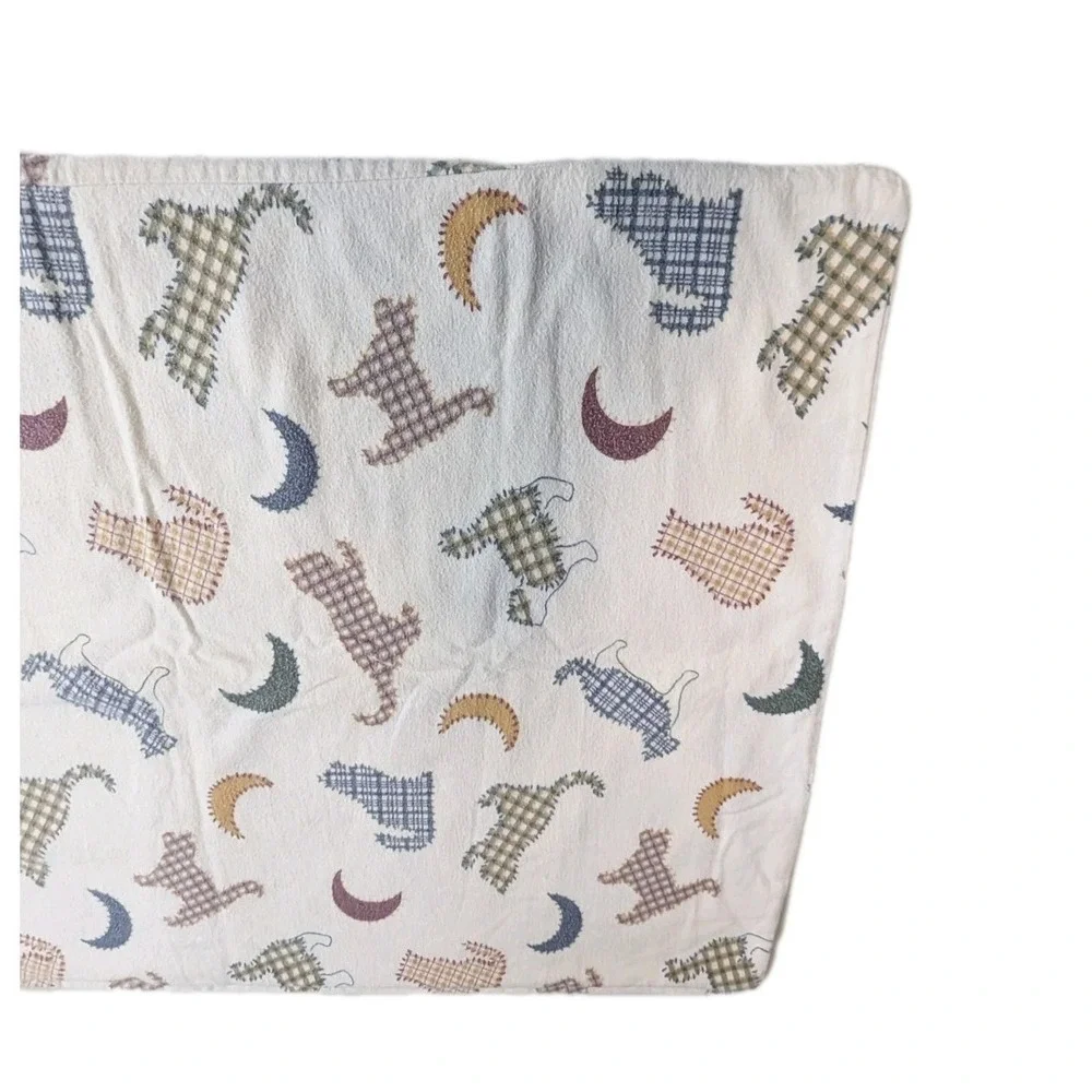 Charter Club 100% Cotton Pillowcases Set of 2 Standard/Queen Cat Moon Print
